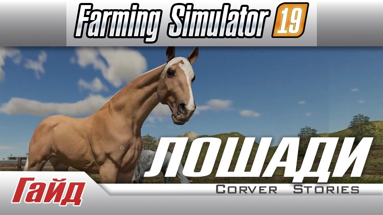 Farming Simulator 19. Гайд по лошадям