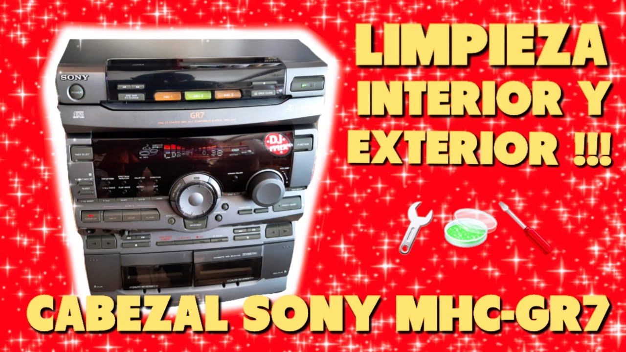 Limpieza INTERIOR y EXTERIOR a un Sony MHC-GR7 casi NUEVO‼️😎🔊breve tutorial #110🔊🔊🔊🔊🔊🔊🔊