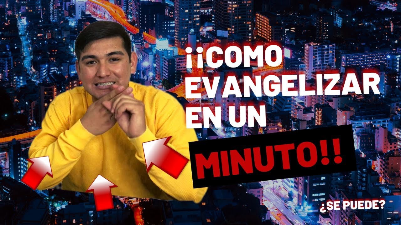 Como evangelizar en un minuto 😱 |¿Se puede? | Predicando el amor de Jesus | Ernesto Alonso