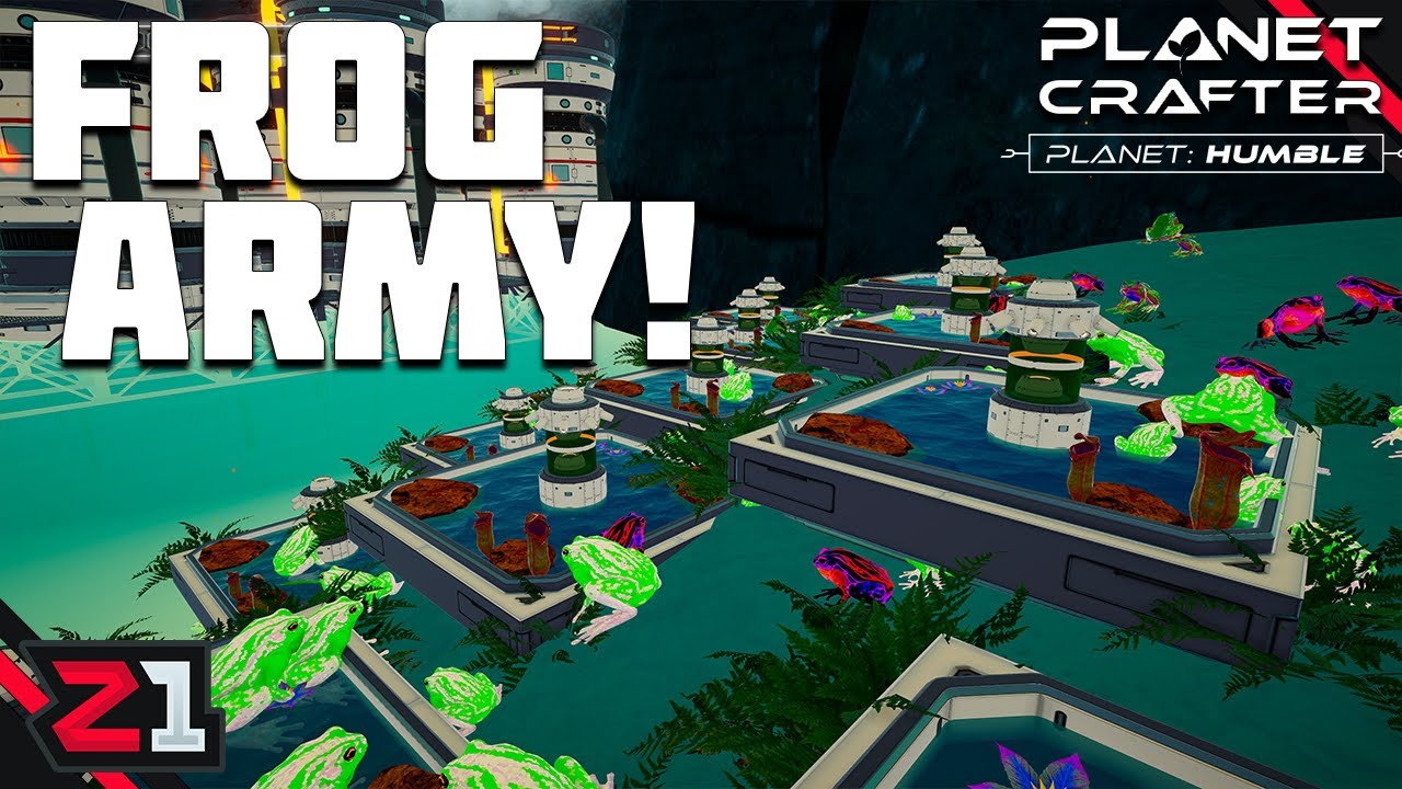 I Created A FROG ARMY To Raise Our ANIMAL Stats! The Planet Crafter Humble DLC [E27]