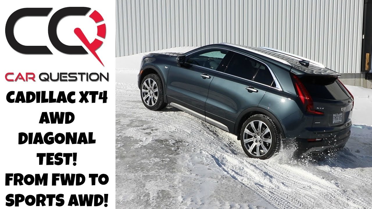 Cadillac XT4 AWD Diagonal Test | All mode tested: From FWD to SPORTS AWD!