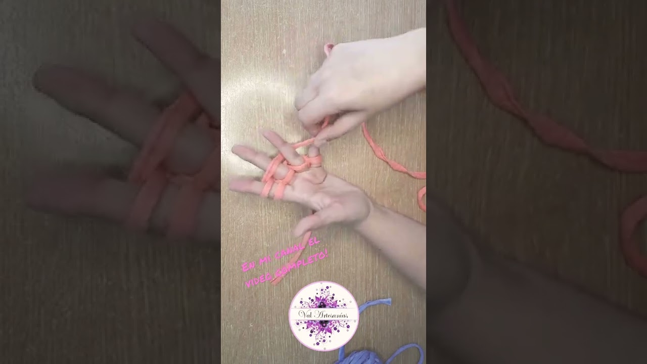 [IDEAS] TEJIDO SIN AGUJAS #videoshort #trapillo #tejidoamano
