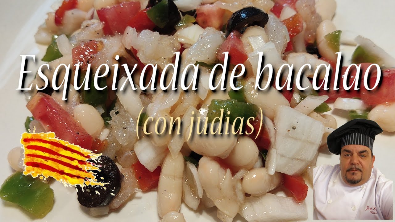 Esqueixada COD с фасолью || Рецепты из Каталонии