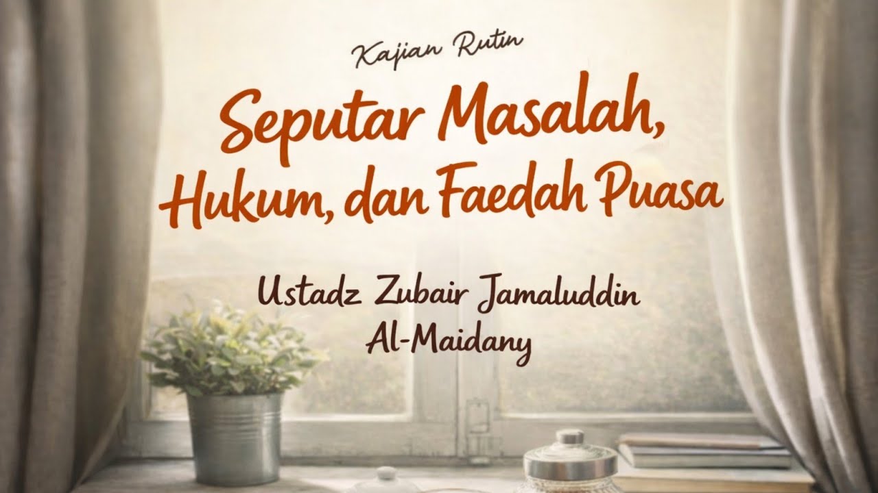 (1) Masail wa Ahkam wa Fawaid Fii Ash-Shiyam - Syaikh Murtadha bin Saif Al-'Az'azy - Hal. 1-5