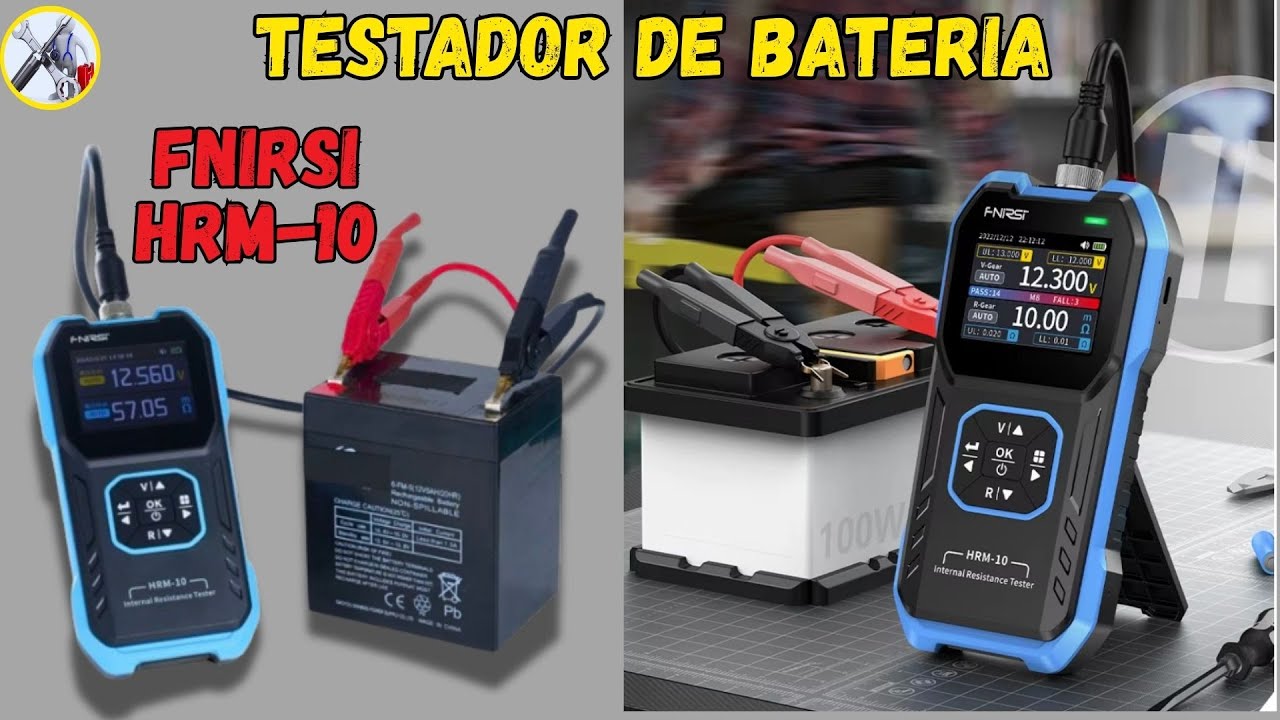 FNIRSI HRM-10 | Testador de bateria | Identifique com precisão se a bateria está boa pra uso ou não
