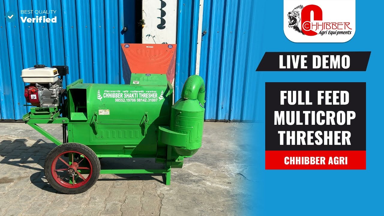 Exclusive Product II Full Feed Thresher II Chhibber Agri Equipments