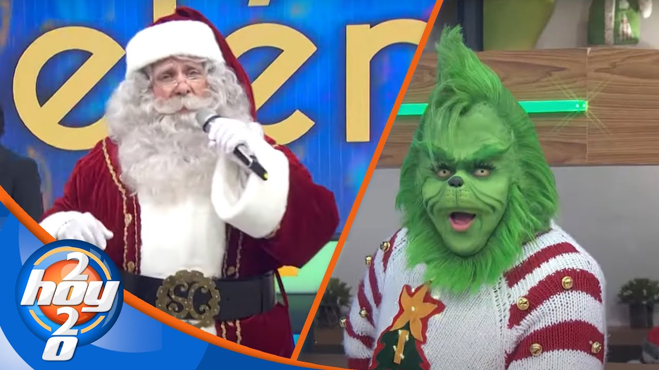 ¡Santa Claus y 'el Grinch' juntos en el mismo escenario! | Canta la palabra | Hoy
