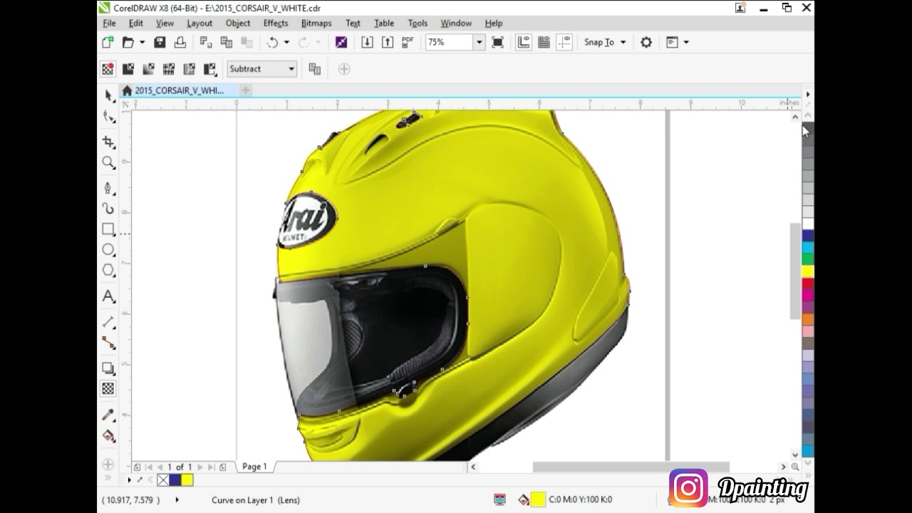 Tutorial helmet design step by step