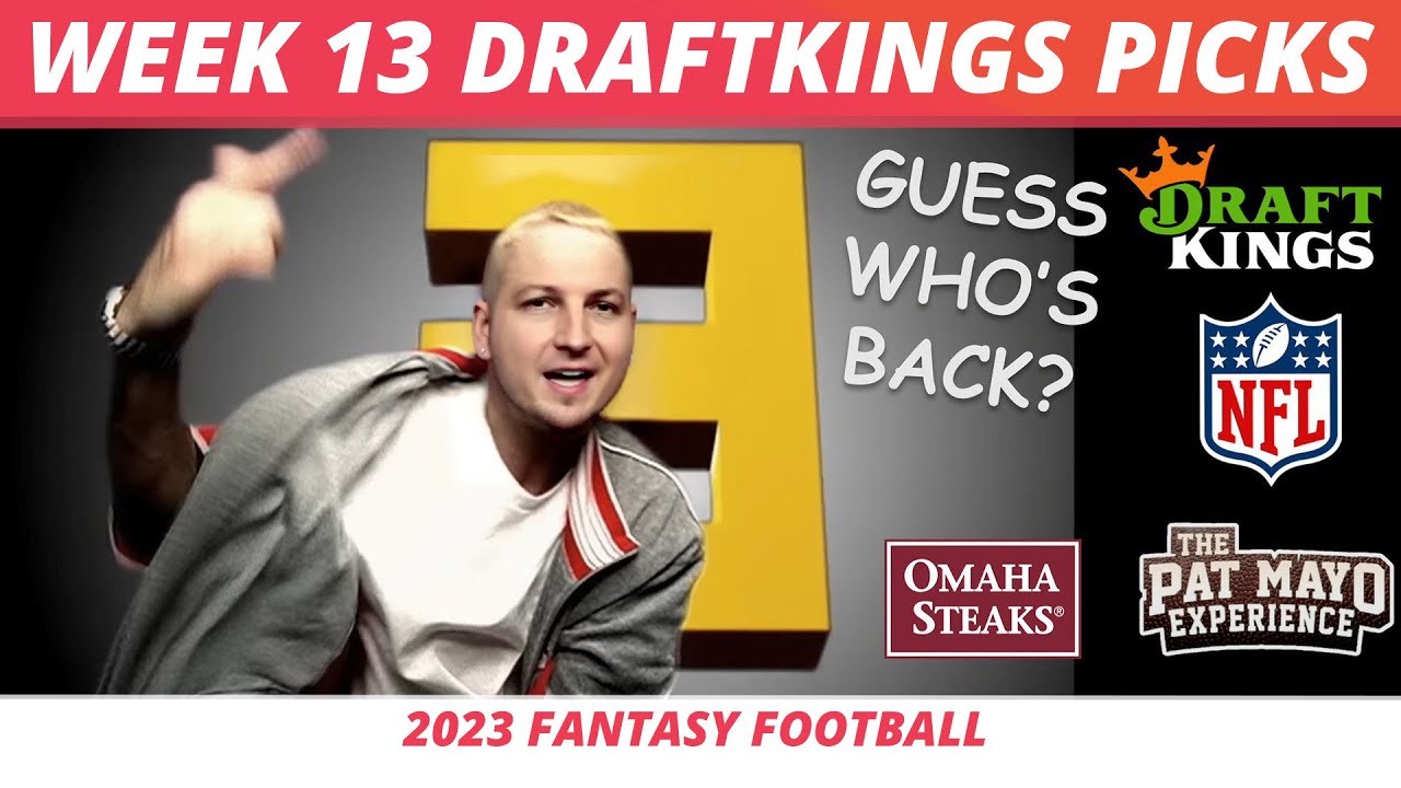 2023 NFL Week 13 DraftKings Picks, Lineup Strategy, Ownership | 2023 DFS NFL Picks