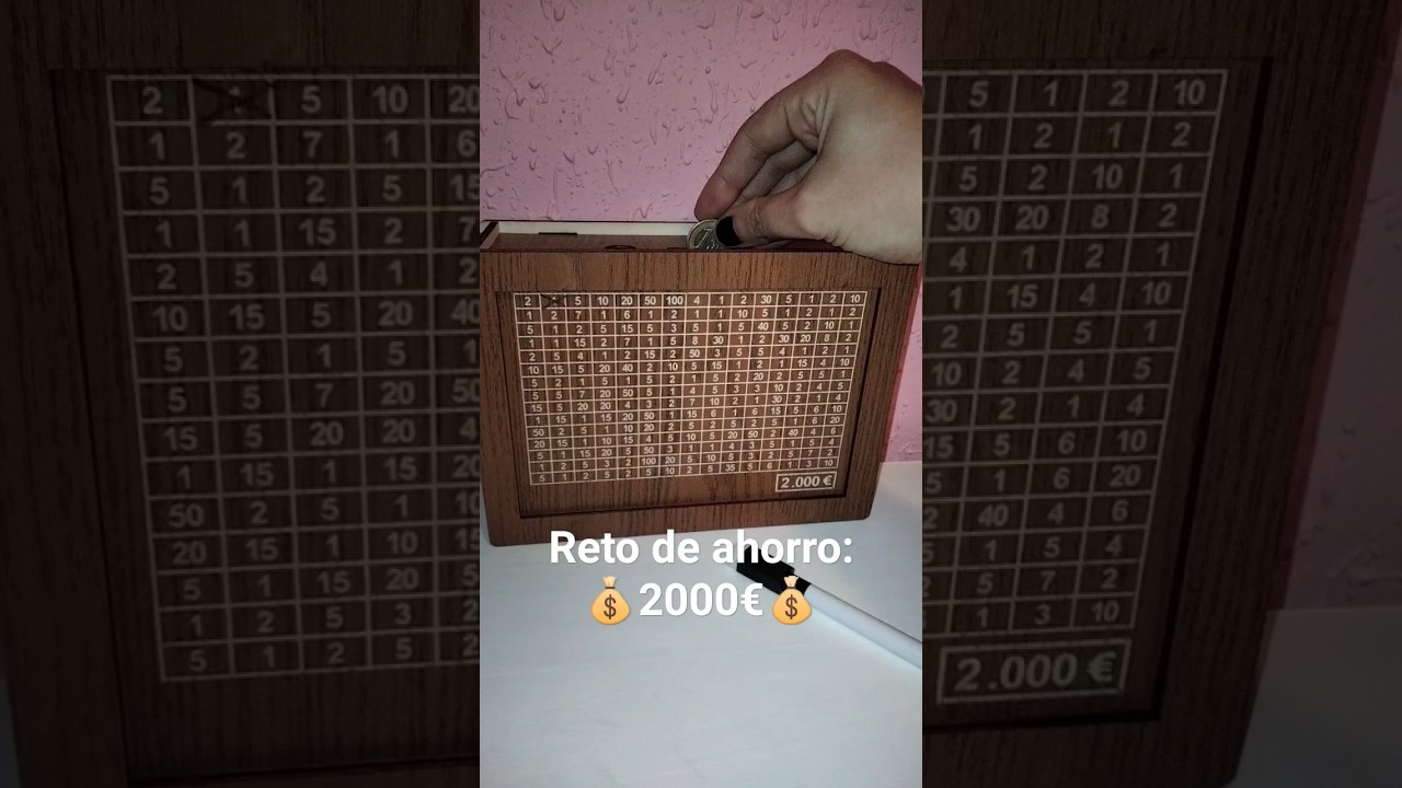 Ahorrando f&aacute;cil y r&aacute;pido 2/225. #ahorro #inversiones #alcanc&iacute;a #hucha #travel #reto #money #dinero