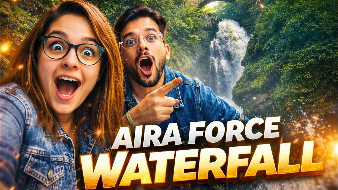 Aira Force Waterfall | Lake District Travel Vlog 🇬🇧 #vlog #explore 
