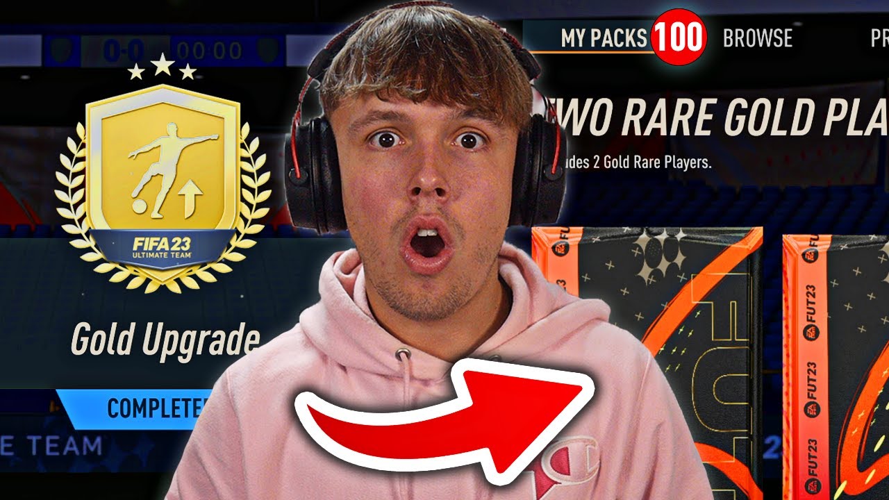 I opened 100 Gold Upgrade Packs and got ___ Walkouts...