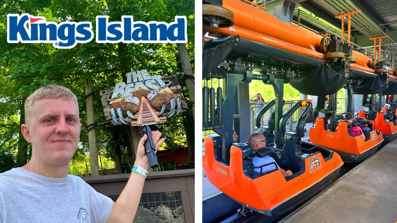 Kings Island Day Two Vlog 2025 - The Beast, Bat & MORE!