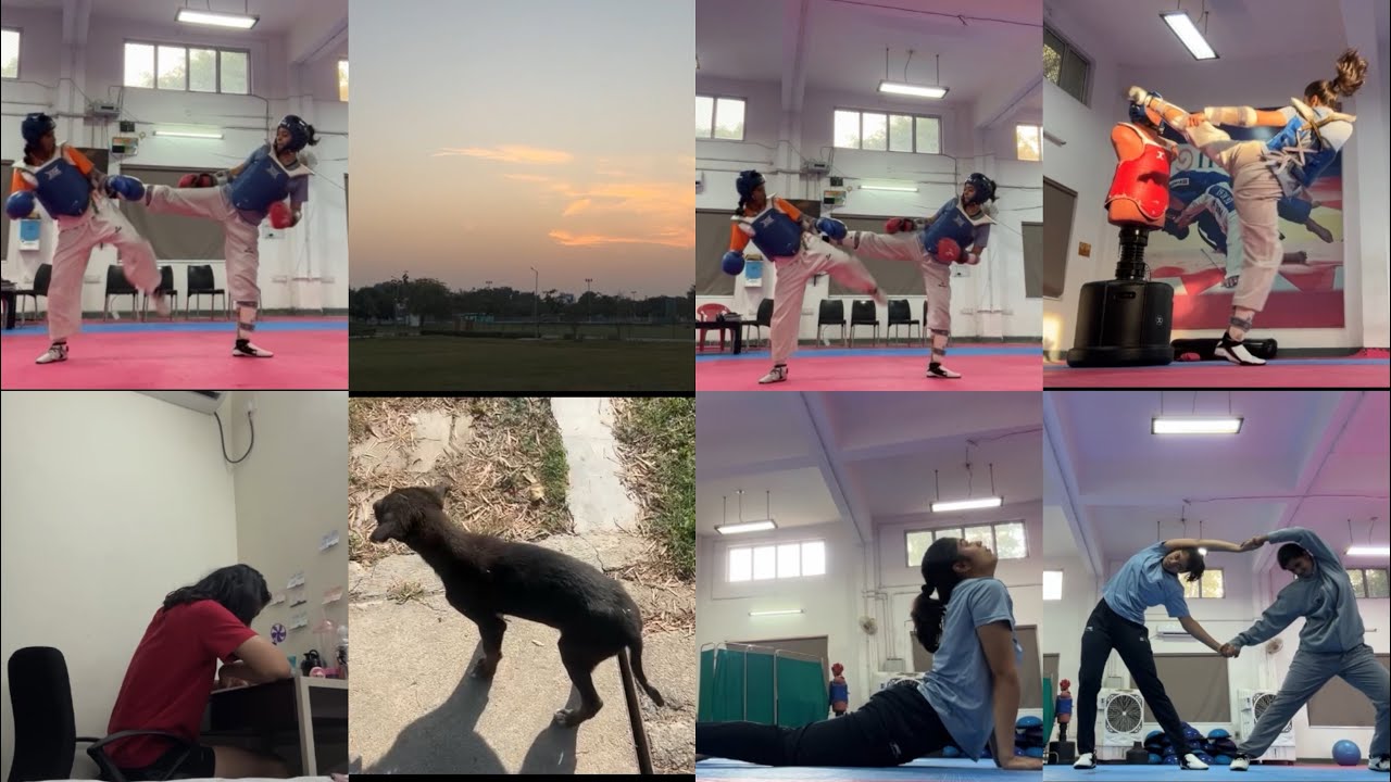Day in my life as a taekwondo athlete (holiday season)