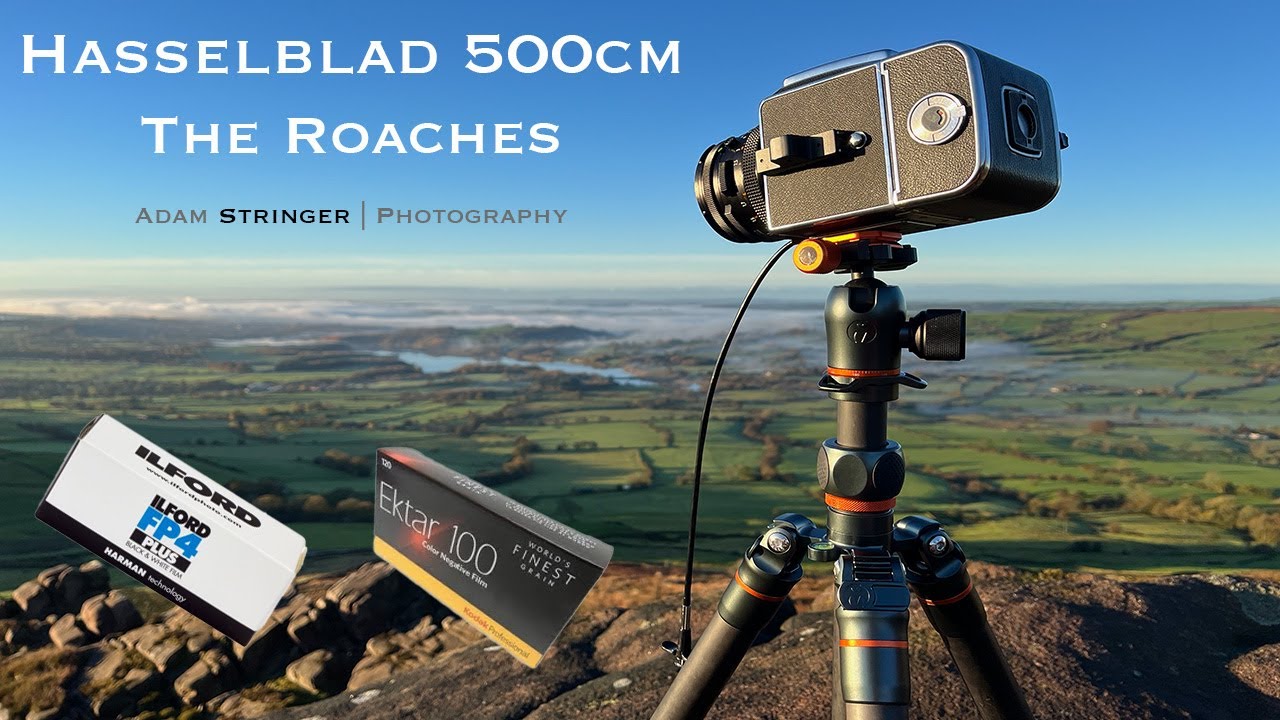 Hasselblad 500cm medium format analogue landscape photography at the Roaches