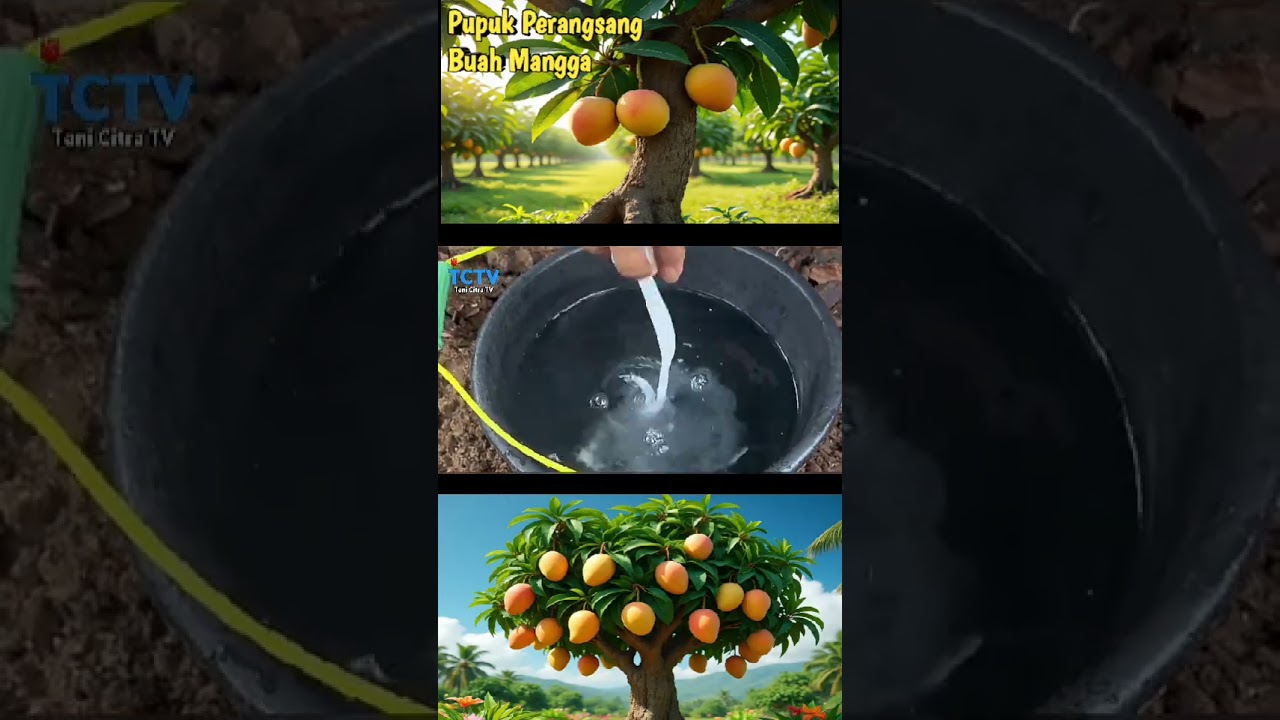 Dosis POC Mangga!,Pupuk Perangsang Bunga Dan Buah Mangga #shorts