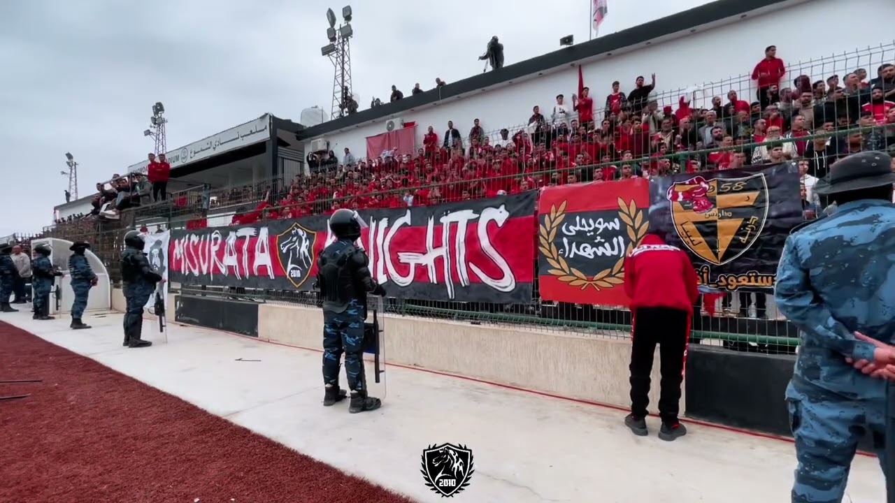آولتراس فرسان مصراتة ( السويحلي x الاتحاد ) الدوري الليبي الممتاز 29-12-2023 - ملعب الشموع📍#ACAB