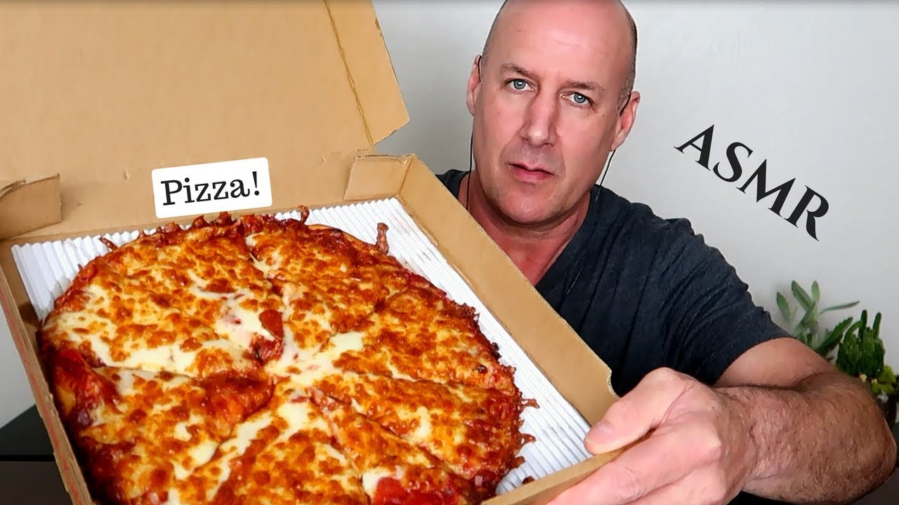 ASMR Gino's Pizza and Pringles~Eating Sounds~Soft Spoken