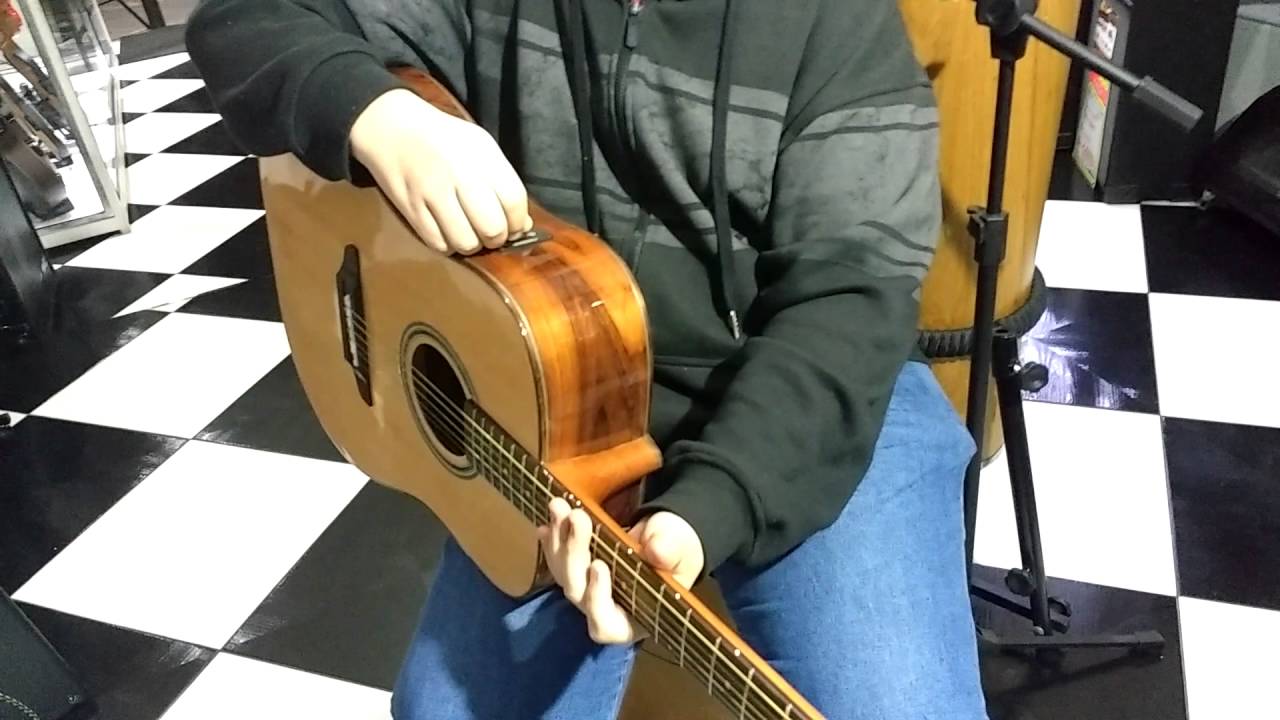 Viol&atilde;o Rozini Folk Com Pr&eacute; Fishman RX320 King Musical Review Tutorial