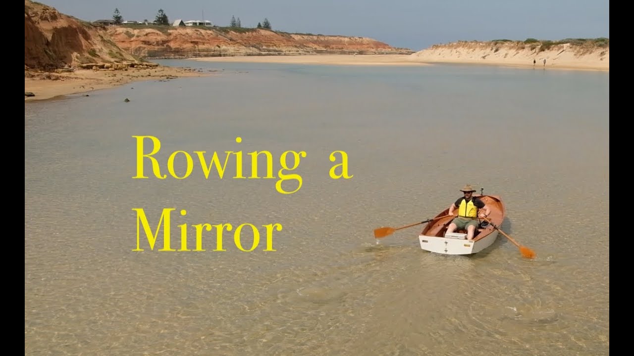 Rowing a Mirror Dinghy