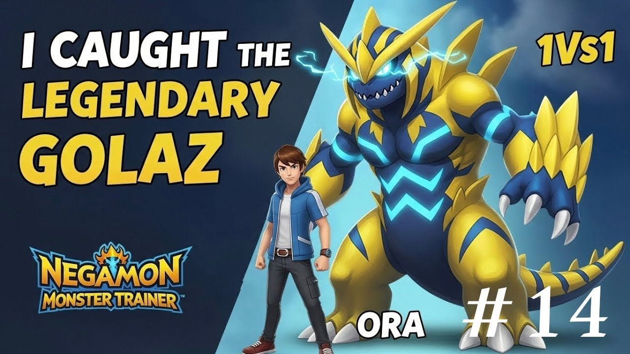 I caught legendary golaz final part of negamon monster trainer||part-14||@HyperRajaGaming