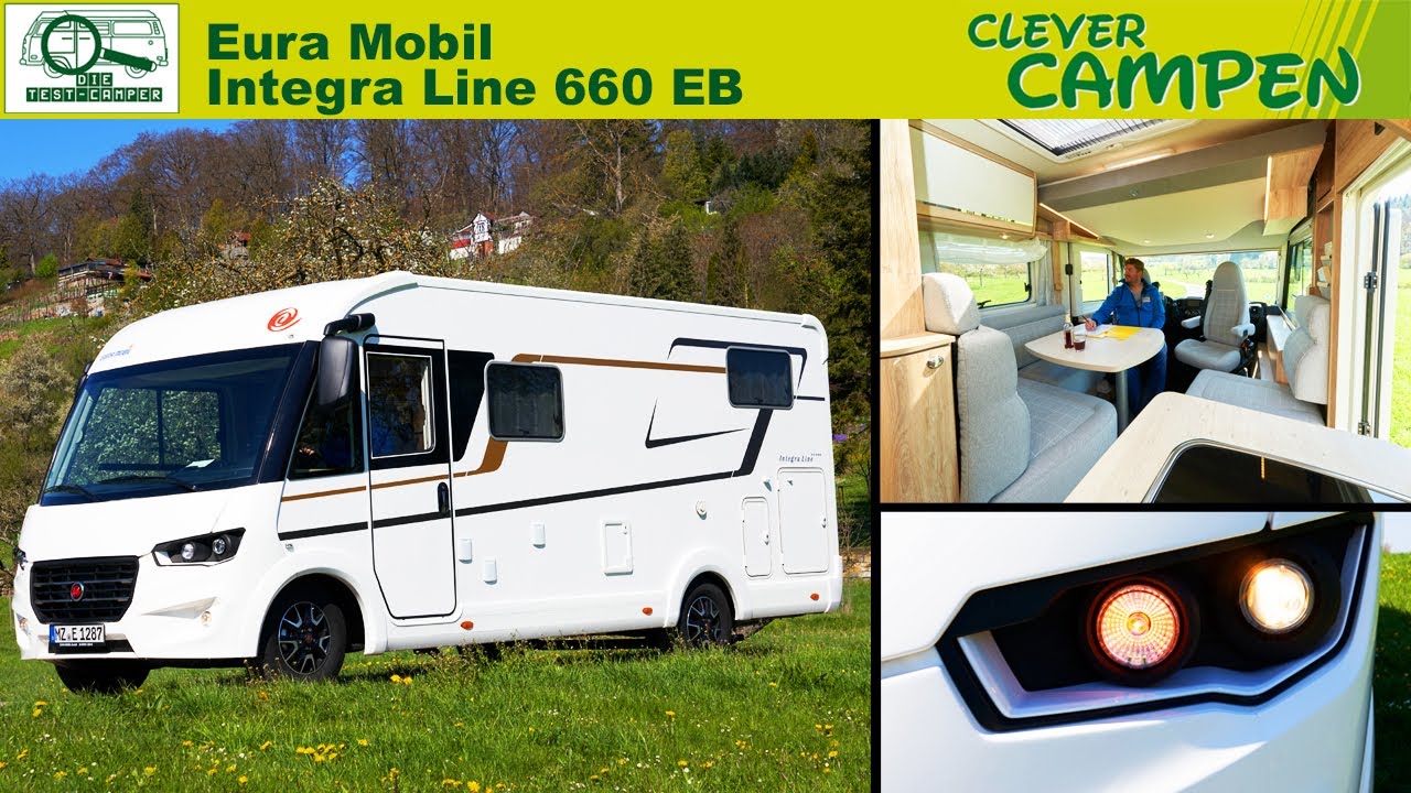 Eura Mobil Integra Line 660 EB: Kompakter Einzelbetten-Integrierter im Test  -  Clever Campen