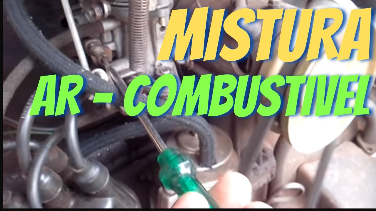 Como regular mistura ar - combustivel no carburador