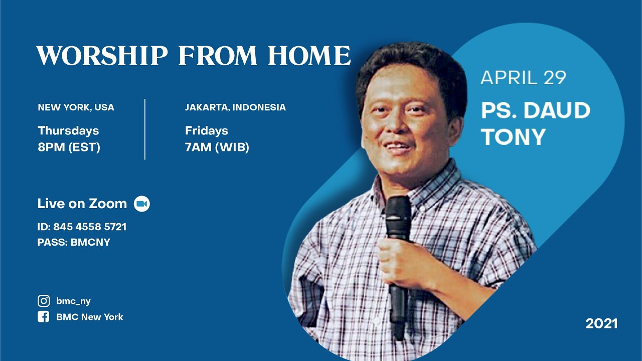 BMC New York - 29 April 2021 - Ps. Daud Tony