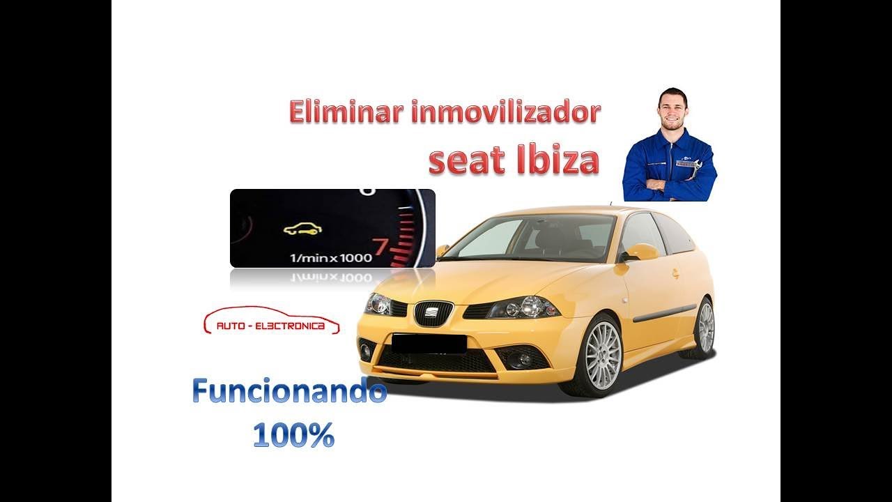 Eliminar desbloquear inmobilizador seat ibiza