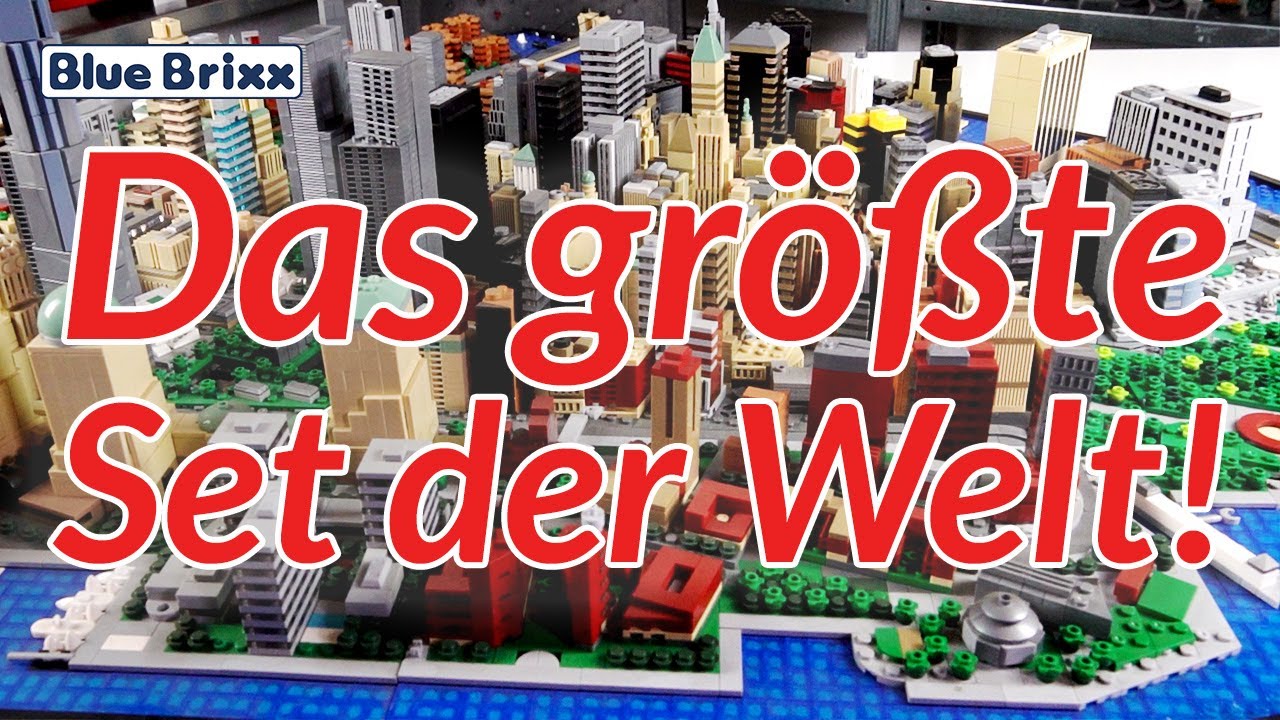 Die Manhattan-Südspitze von BlueBrixx - das größte Noppensteinset der Welt!