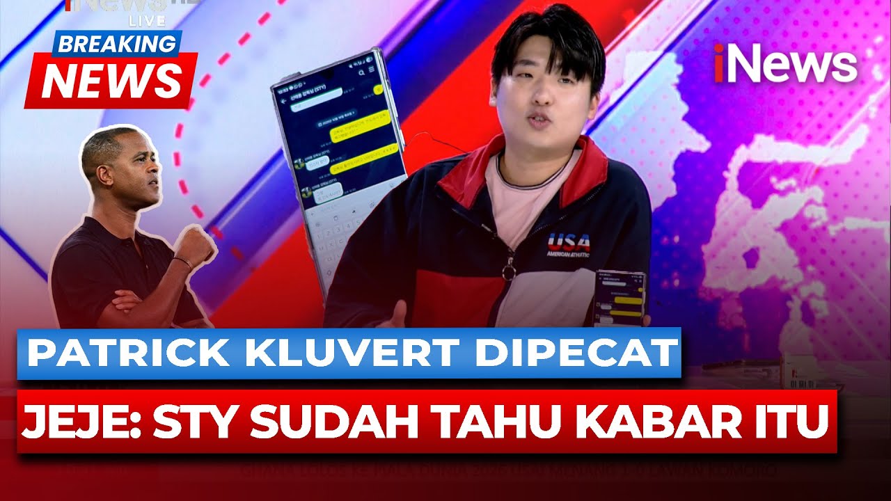Jeje Dapat Pesan Teks dari Shin Tae Yong Usai Pemecatan Kluivert | Breaking News (16/10)
