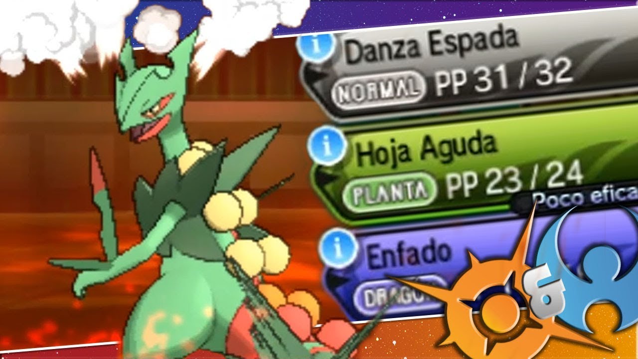 ¡M-SCEPTILE ATACANTE FÍSICO! Pokémon Sol y Luna: COMBATE!