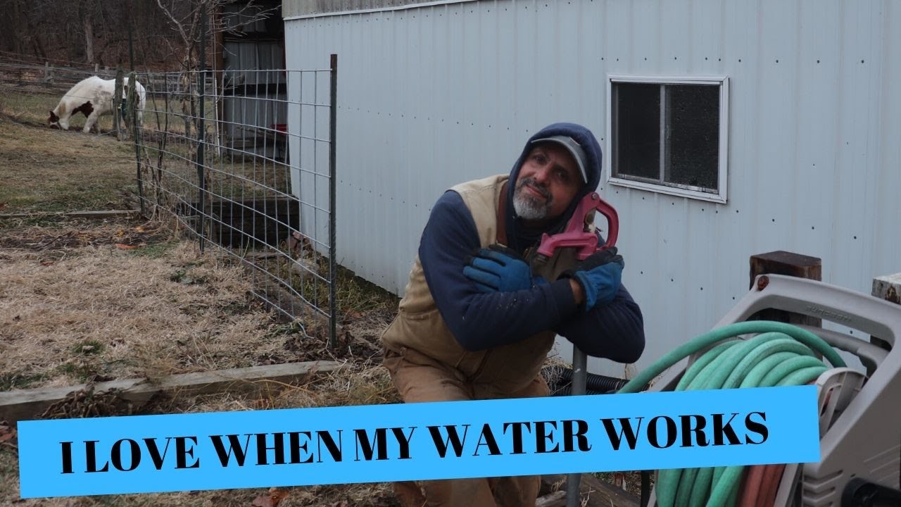 HOW TO THAW A FARM WATER  HYDRANT WHEN IT'S  FROZEN ( WATER HYDRANT )