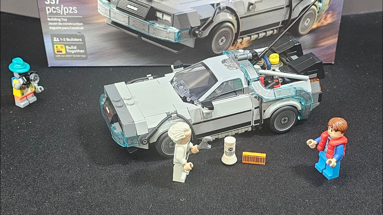 👉 Small Set. BIG Nostalgia. | LEGO 77256 DeLorean Full Time-Lapse Build