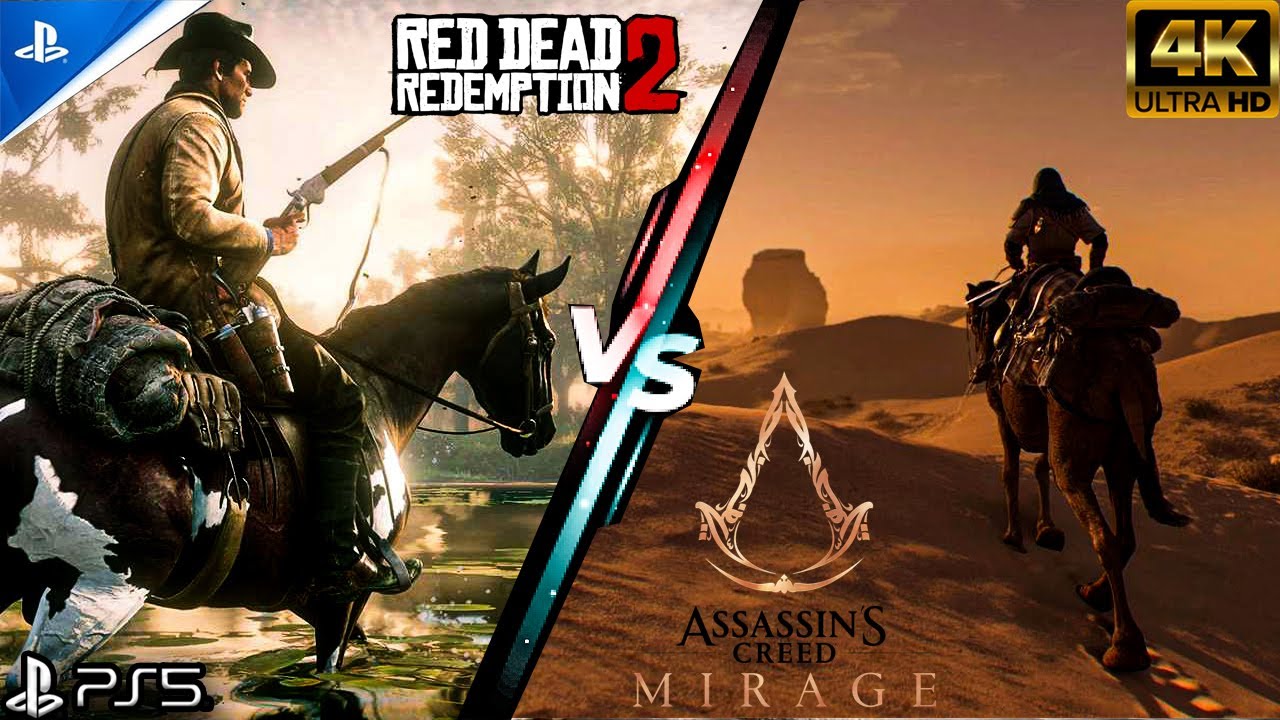 Assassin's Creed: Mirage VS Red Dead Redemption 2 - Physics Comparison