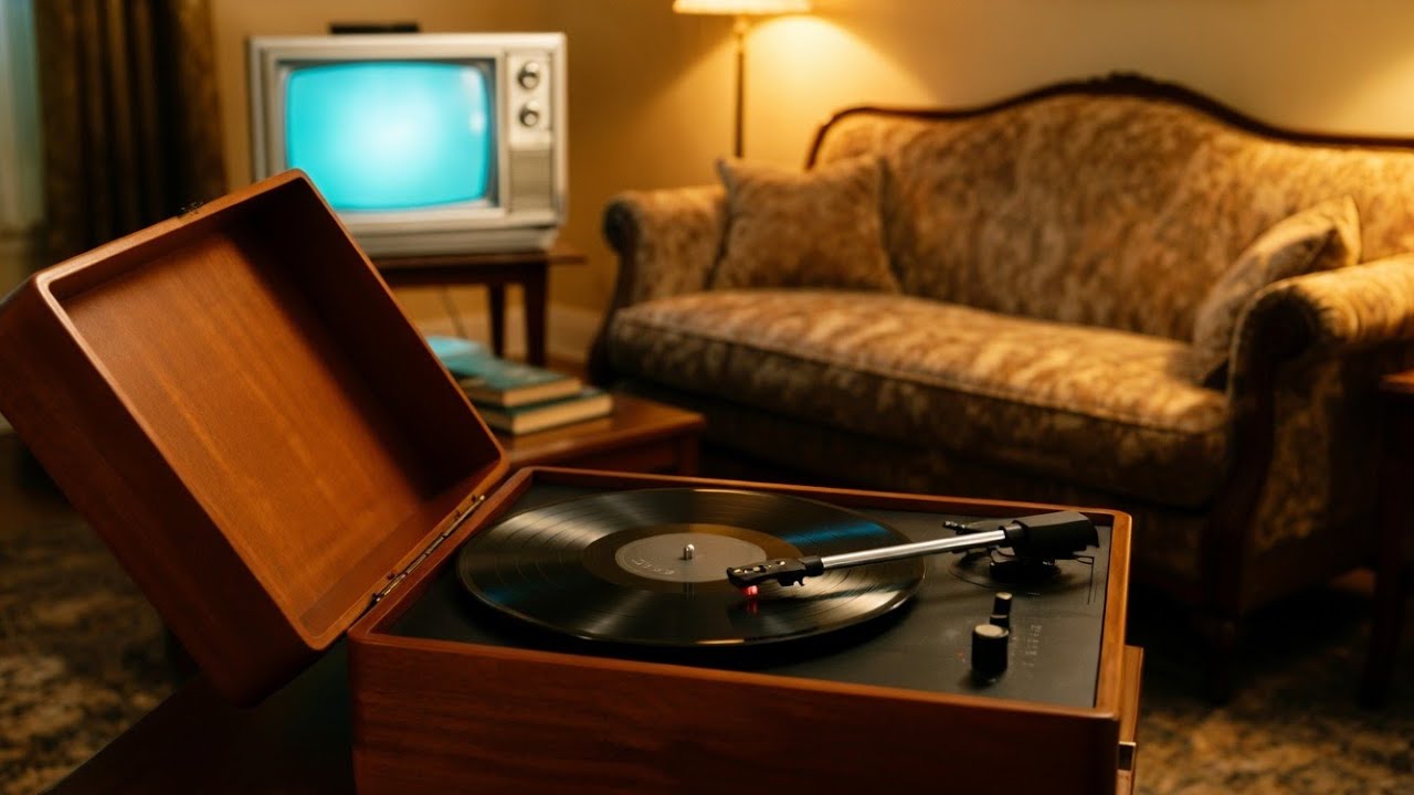 Midnight Vintage Jazz Faint Saxophone & Piano On Record Player Sleep Sounds 10 Hours No Mid Ads
