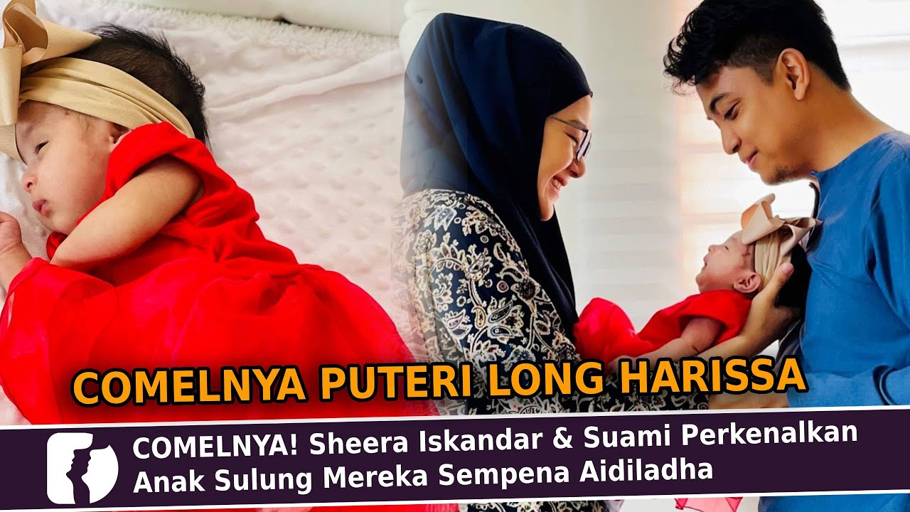 COMELNYA! Sheera Iskandar & Suami Perkenalkan Anak Sulung Mereka Sempena Aidiladha