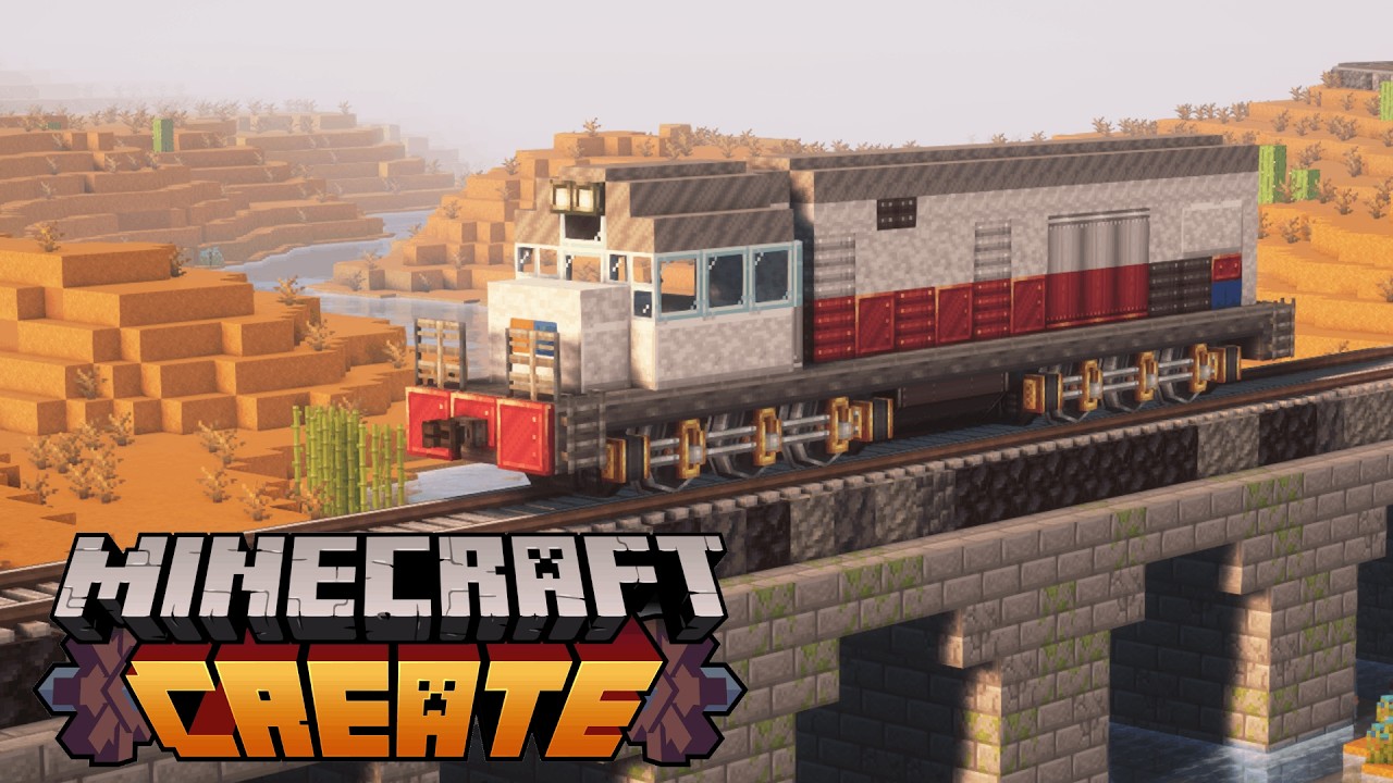 Train CC 201 Tutorial | GE U18C #createmod