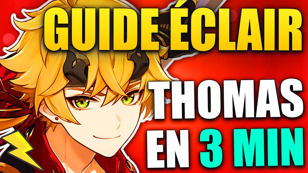 GUIDE ÉCLAIR THOMAS - Build Thomas EN 3 MIN
