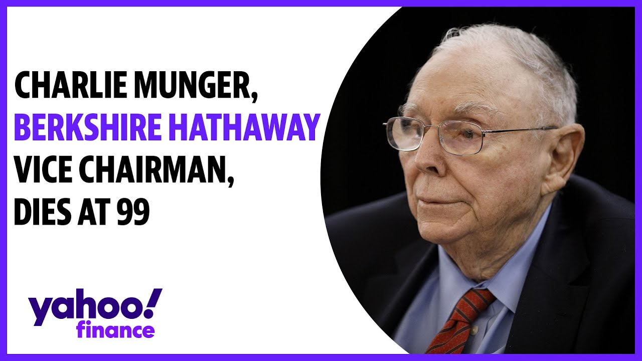 Charlie Munger, Warren Buffett's right-hand man, dies at 99