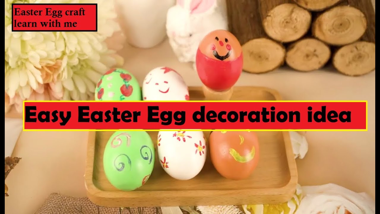 Easy Easter Egg decoration idea