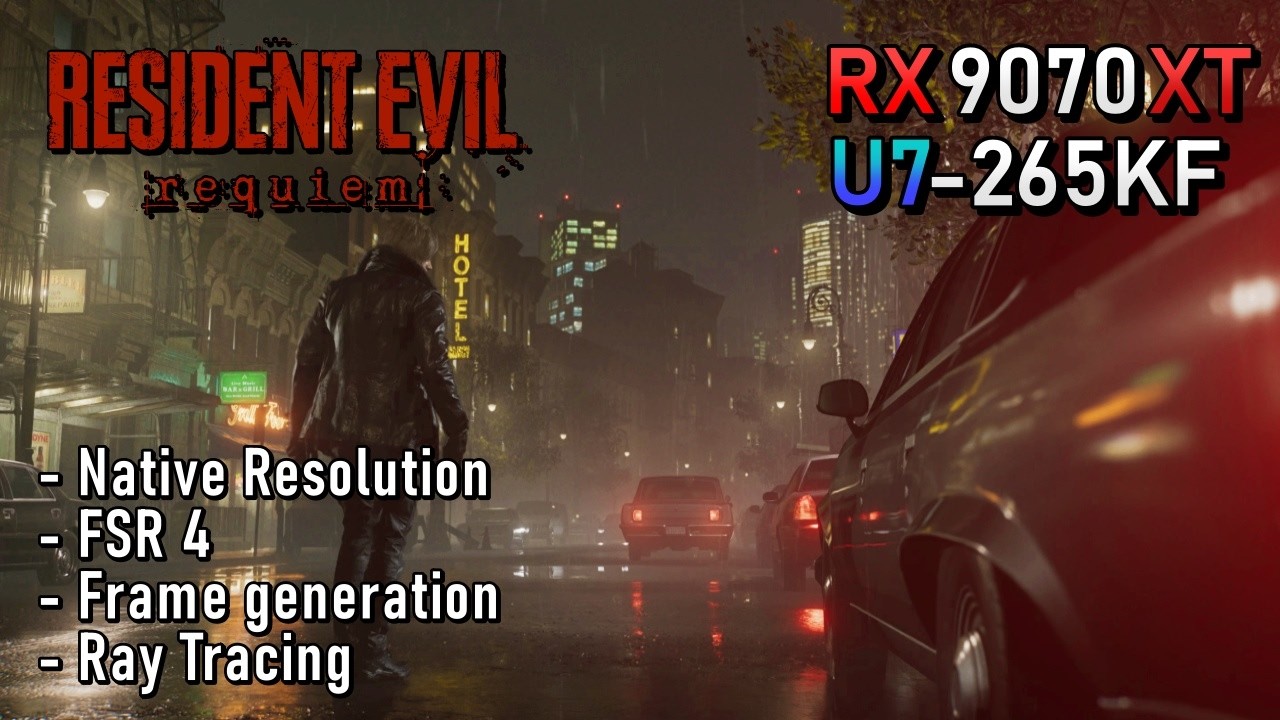 Resident Evil Requiem RX 9070 XT - 1440p | 4K