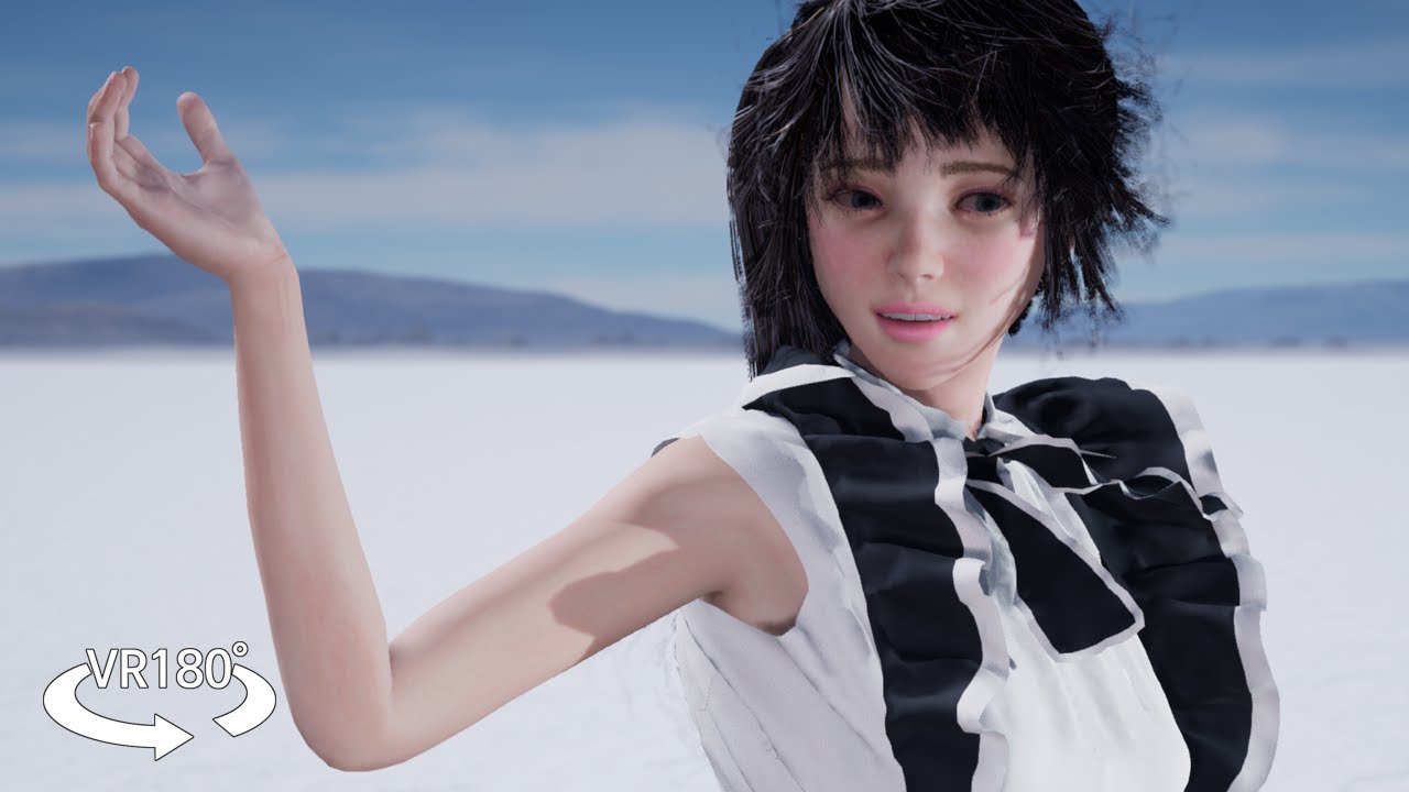 [VR 180 3D] dance with the wind