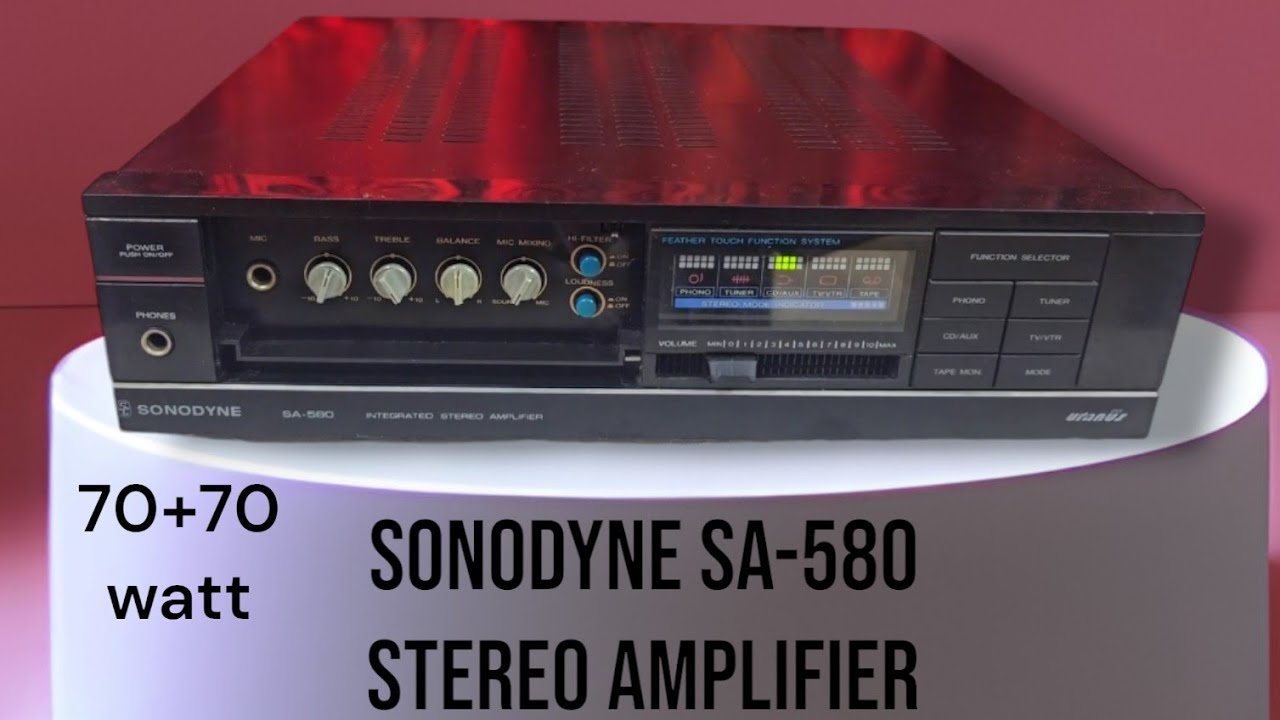 sonodyne sa-580 stereo amplifier.  SOLD  #stereoamplifier
