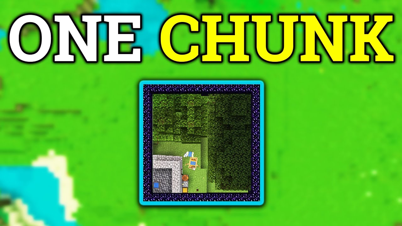 The biggest challenge of never leaving the Minecraft spawn chunk