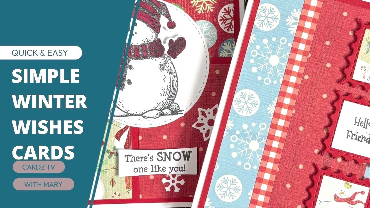 SIMPLE WINTER WISHES CARDS