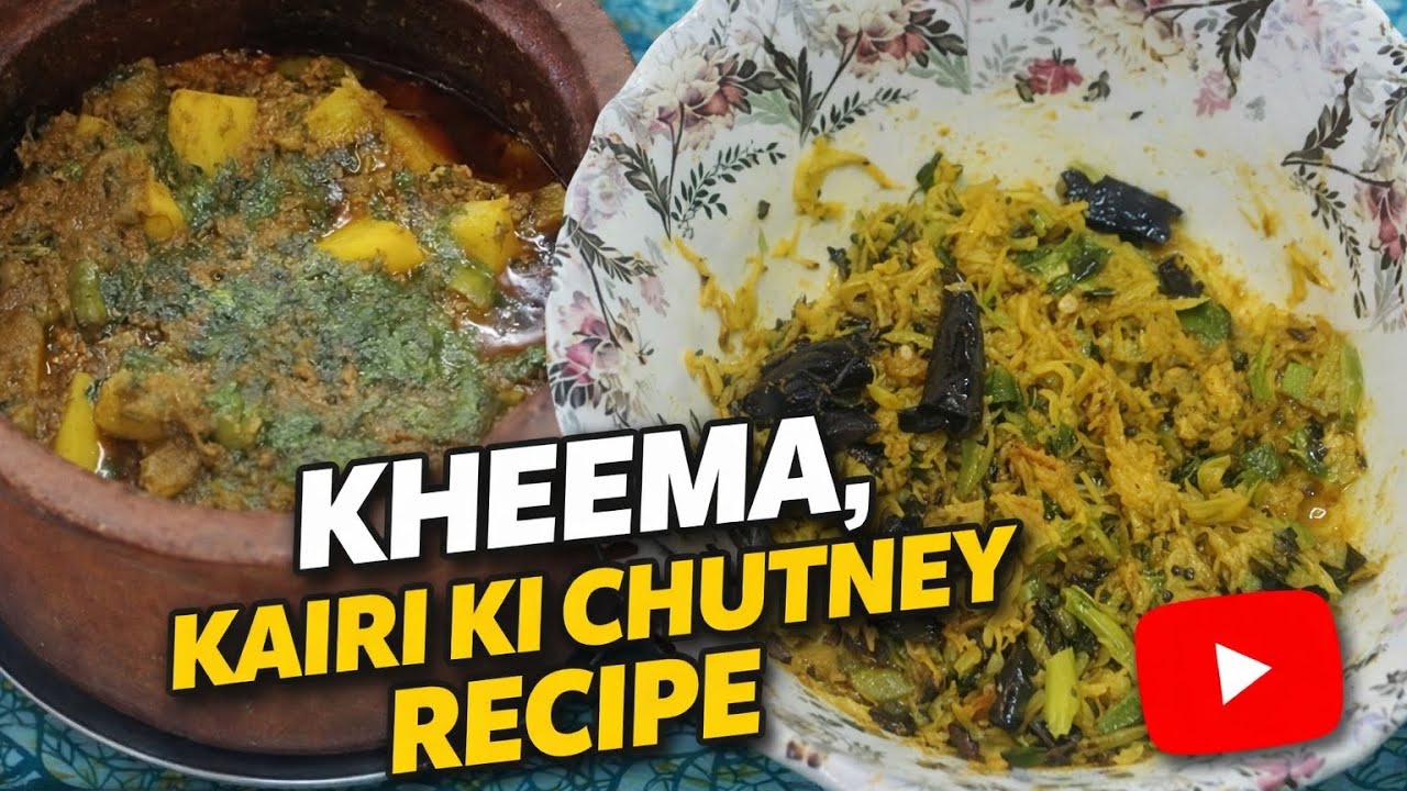   Instant:homemade:aaj ki recipe, kheema,kairi ki chatni,delicious,tasty#homemade#viral #video🤤🤗