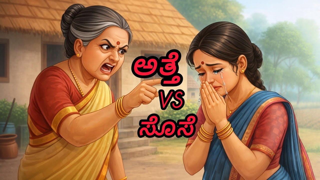 ಗಯ್ಯಾಳಿ ಅತ್ತೆ ಮುಗ್ದ ಸೊಸೆ | Gayyali Atte Mugda Sose |#cartoon #moralstories #viral #kannada 