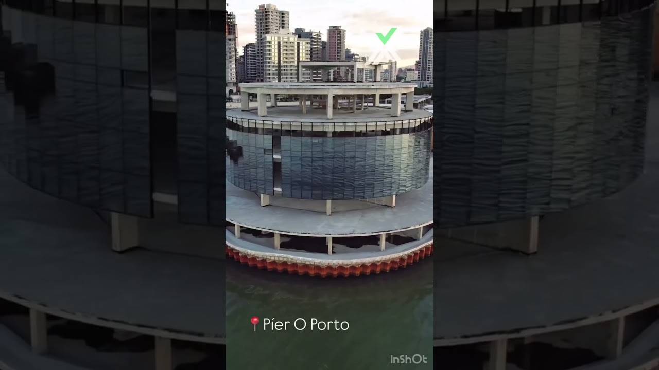 O p&iacute;er o Porto em Meia Praia Itapema SC #dicas #tour #praia #pier #viralizar #viral #meme
