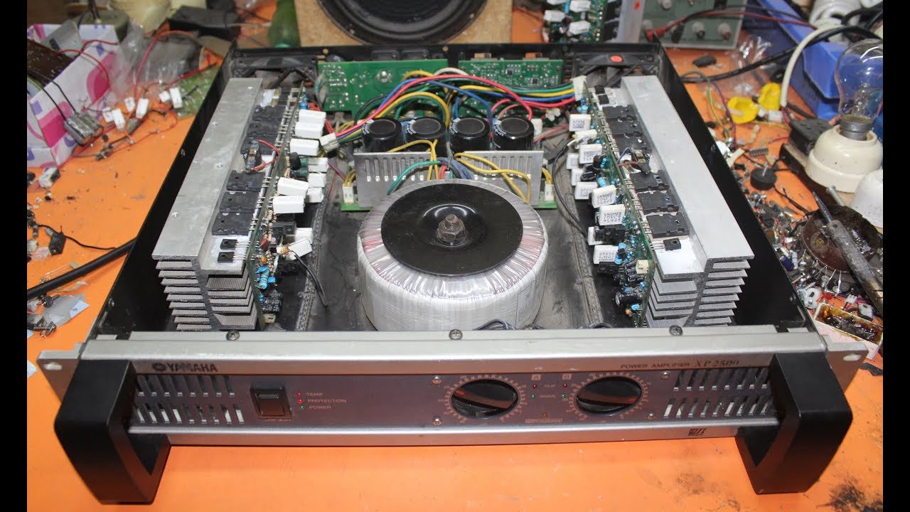 Yamaha amplifier circuit board repair